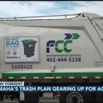 Officials explain changes to Omaha garbage collection and demonstrate new garbage trucks