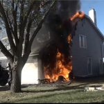 West Omaha homeowners, neighbors reach for hoses to put out house fire