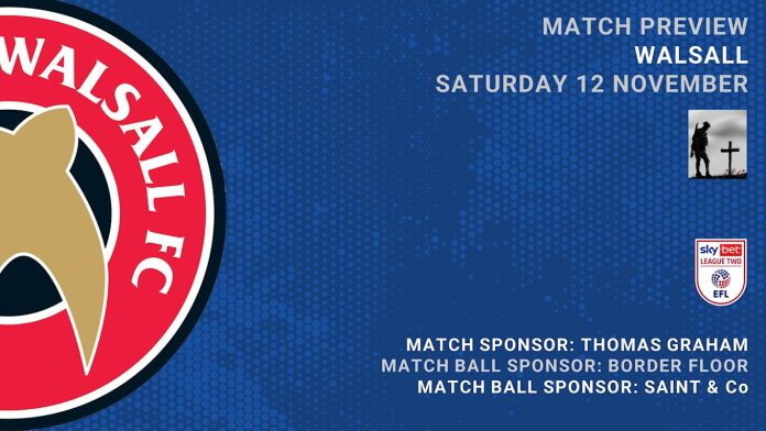 PREVIEW: A look ahead to the visit of Walsall - News
